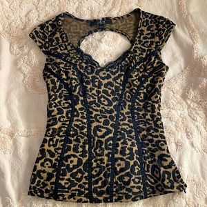 GUESS | Animal Print Sexy Top